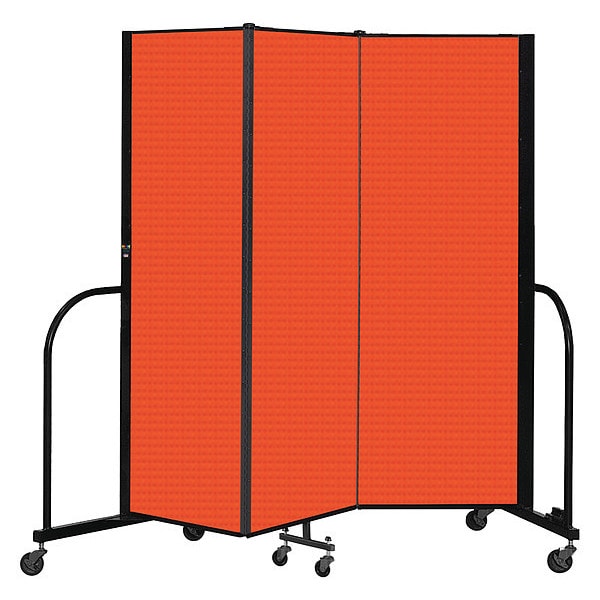 Portable Room Divider, 3 Panel, 6 ft. H