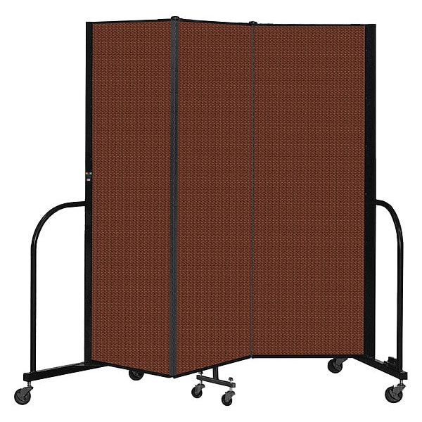 Portable Room Divider, 3 Panel, 6 ft. H