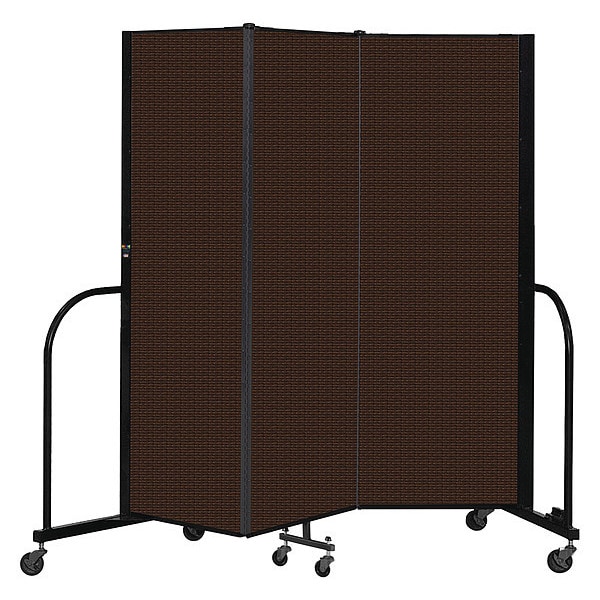 Portable Room Divider, 3 Panel, 6 ft. H