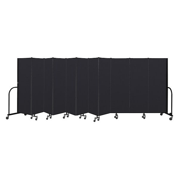 Portable Room Divider, 11 Panel, 6 ft. H