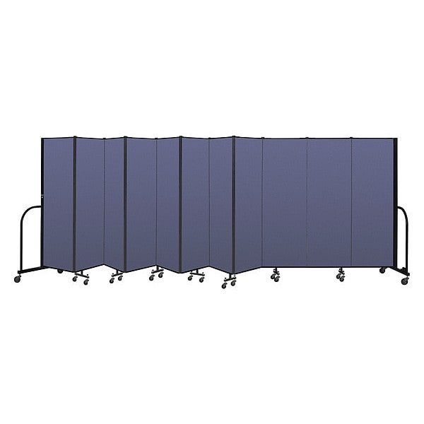 Portable Room Divider, 11 Panel, 6 ft. H