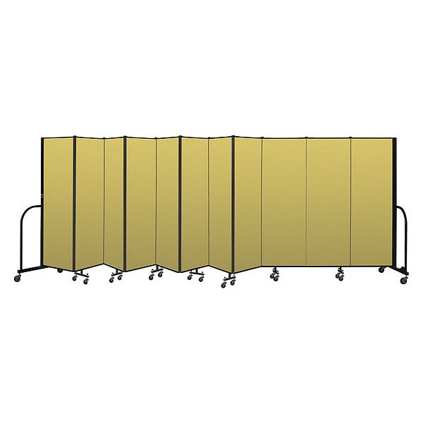 Portable Room Divider, 11 Panel, 6 ft. H