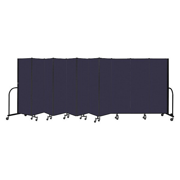 Portable Room Divider, 11 Panel, 6 ft. H