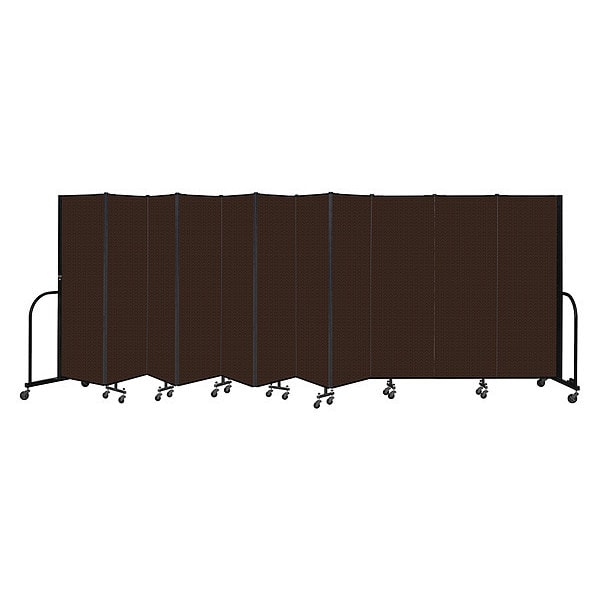 Portable Room Divider, 11 Panel, 6 ft. H