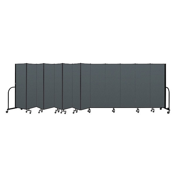 Portable Room Divider, 13 Panel, 6 ft. H
