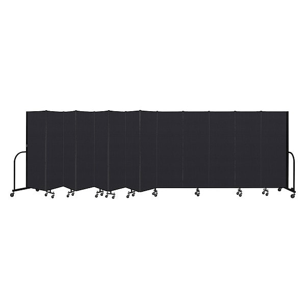 Portable Room Divider, 13 Panel, 6 ft. H