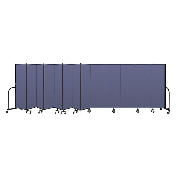 Portable Room Divider, 13 Panel, 6 ft. H