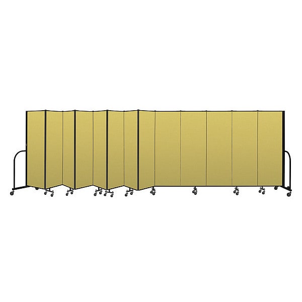 Portable Room Divider, 13 Panel, 6 ft. H