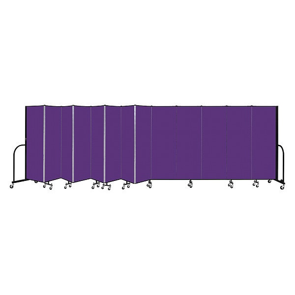 Portable Room Divider, 13 Panel, 6 ft. H