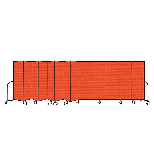 Portable Room Divider, 13 Panel, 6 ft. H