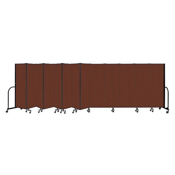 Portable Room Divider, 13 Panel, 6 ft. H