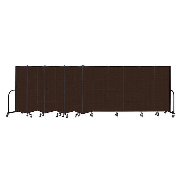 Portable Room Divider, 13 Panel, 6 ft. H