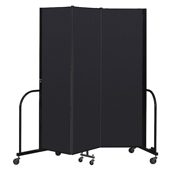 Portable Room Divider, 3 Panel, 6 ft. 8"H