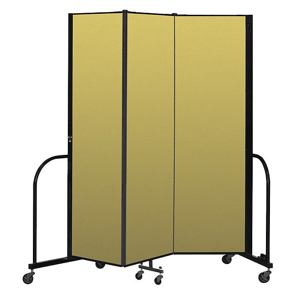 Portable Room Divider, 3 Panel, 6 ft. 8"H