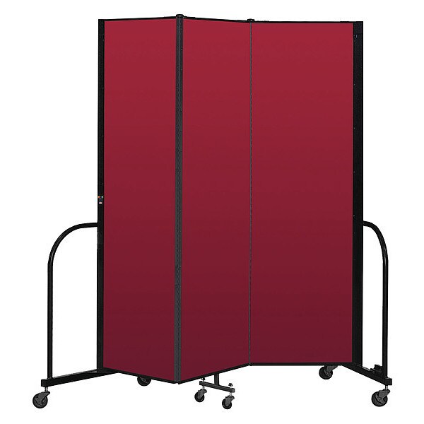 Portable Room Divider, 3 Panel, 6 ft. 8"H