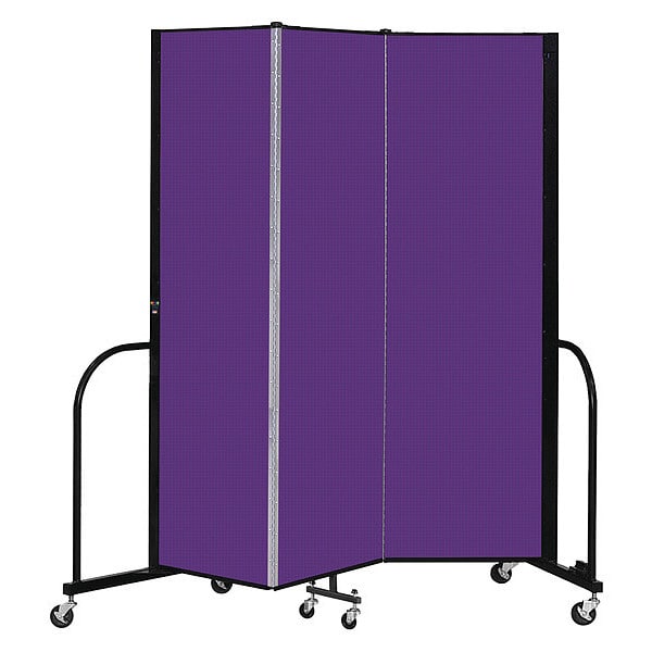 Portable Room Divider, 3 Panel, 6 ft. 8"H