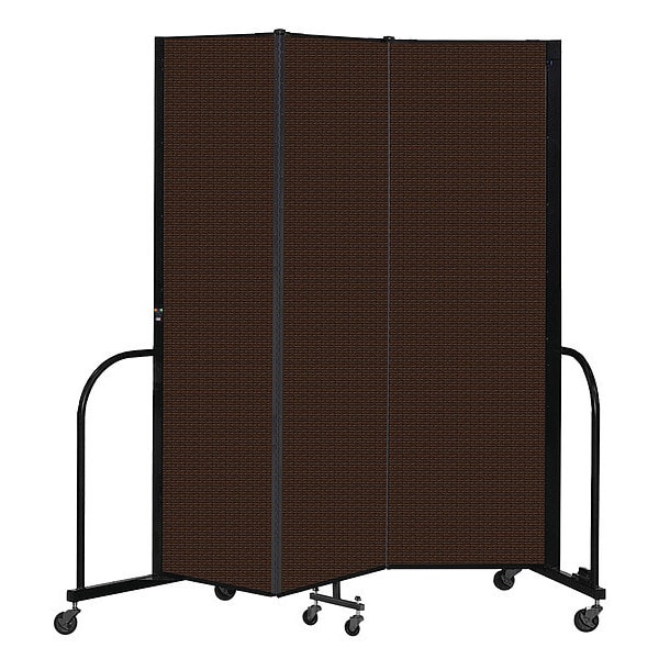 Portable Room Divider, 3 Panel, 6 ft. 8"H