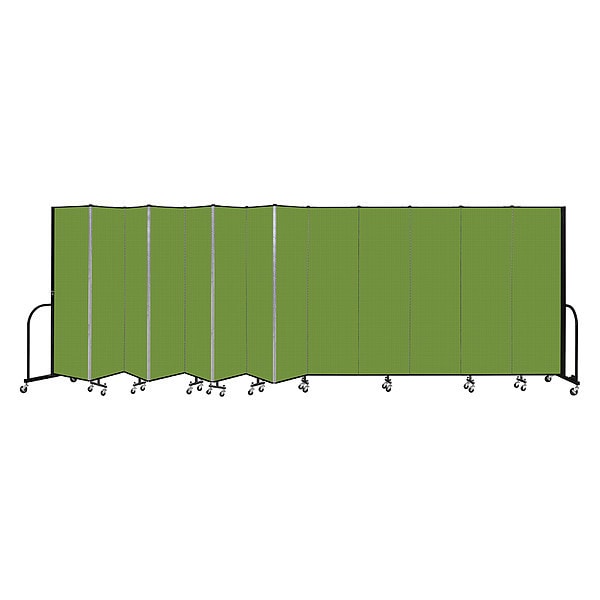 Portable Room Divider, 13 Panel, 6 ft. 8"H