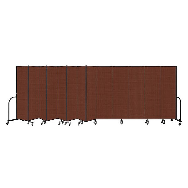 Portable Room Divider, 13 Panel, 6 ft. 8"H