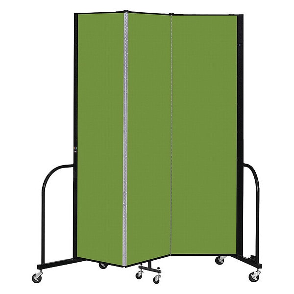 Portable Room Divider, 3 Panel, 7 ft. 4"H