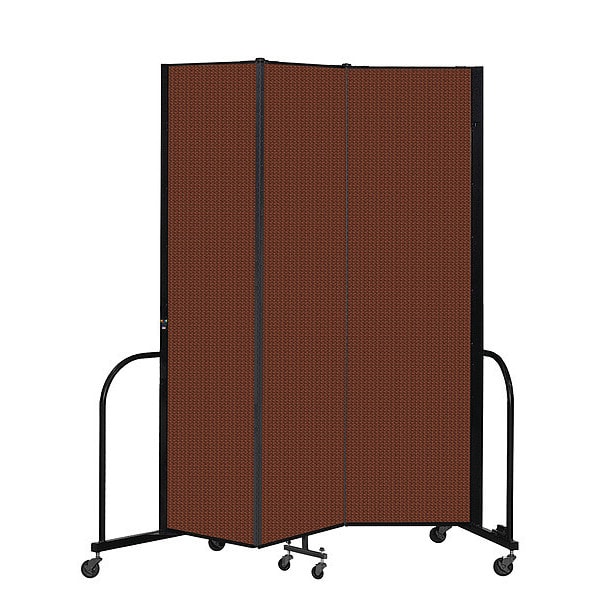 Portable Room Divider, 3 Panel, 7 ft. 4"H