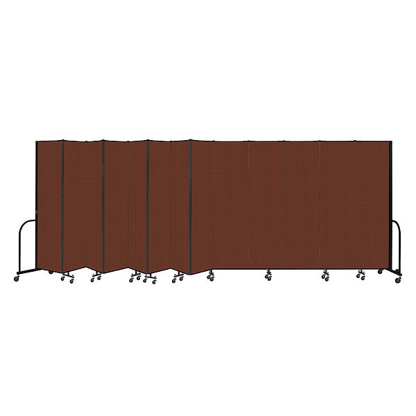 Portable Room Divider, 13 Panel, 7 ft. 4"H