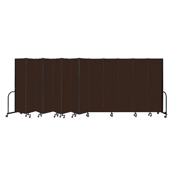 Portable Room Divider, 13 Panel, 7 ft. 4"H