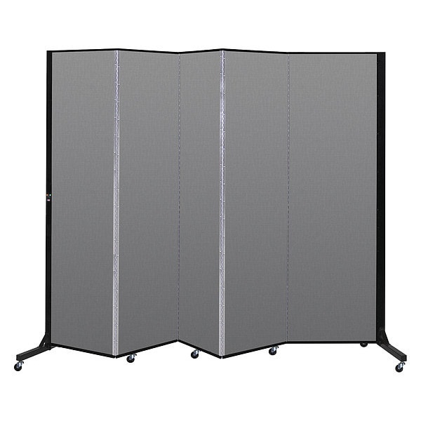 Light Duty Room Divider, 5 Panel, 6 ft. 5"
