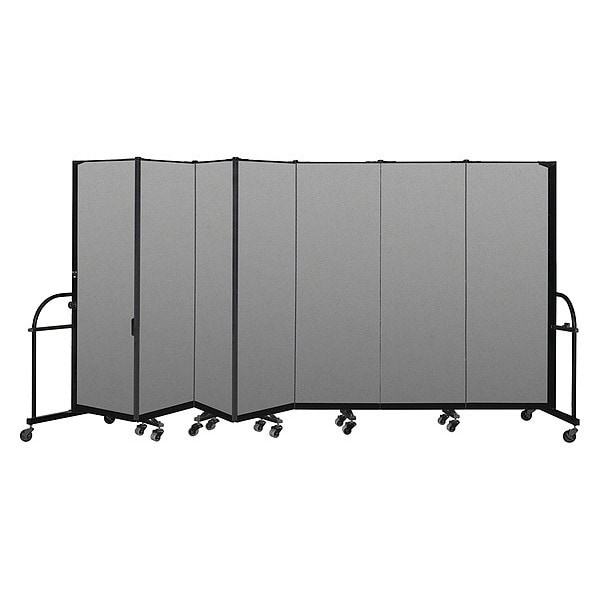 Heavy Duty Room Divider, 7 Panel, 6 ft. H