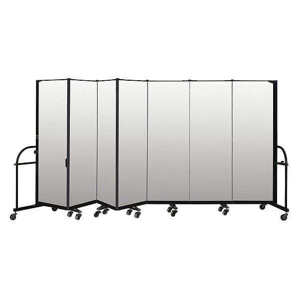 Heavy Duty Room Divider, 7 Panel, 6 ft. H