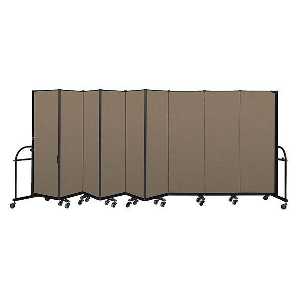 Heavy Duty Room Divider, 9 Panel, 6 ft. H