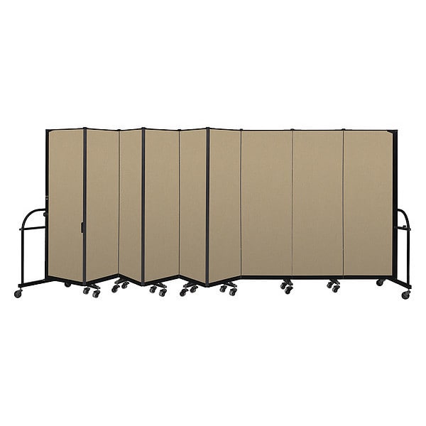 Heavy Duty Room Divider, 9 Panel, 6 ft. H