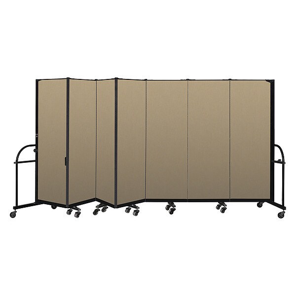 Heavy Duty Room Divider, 7 Panel, 6 ft. H
