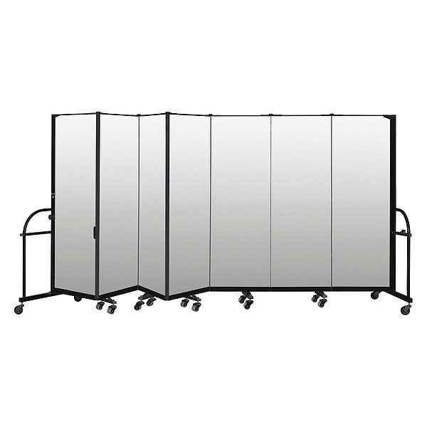 Heavy Duty Room Divider, 7 Panel, 6 ft. H