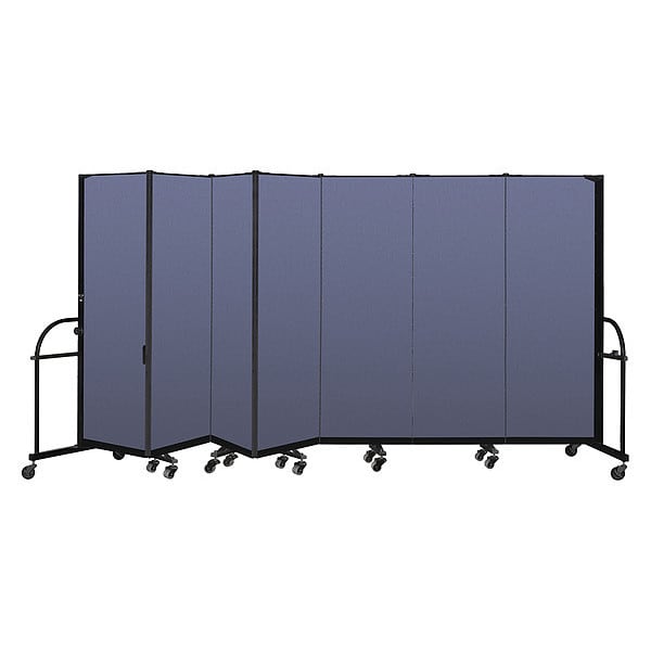Heavy Duty Room Divider, 7 Panel, 6 ft. H