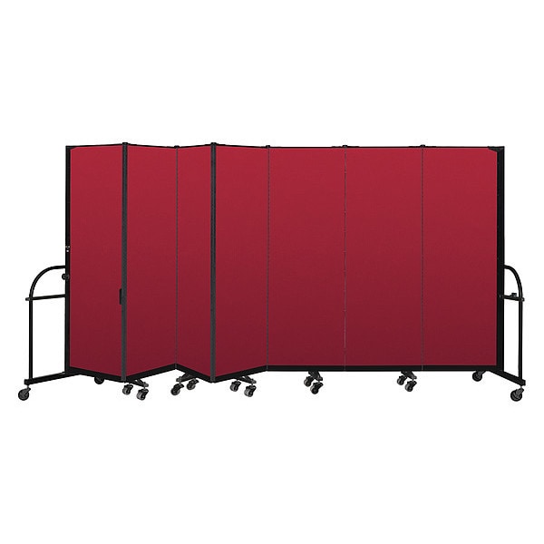 Heavy Duty Room Divider, 7 Panel, 6 ft. H