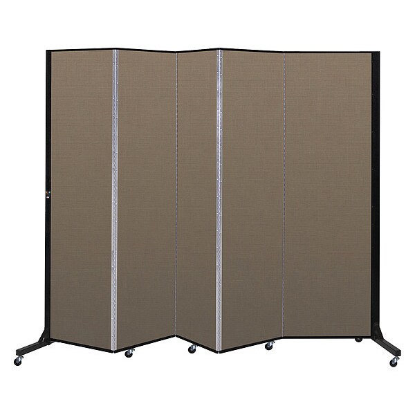 Light Duty Room Divider, 5 Panel, 6 ft. 5"