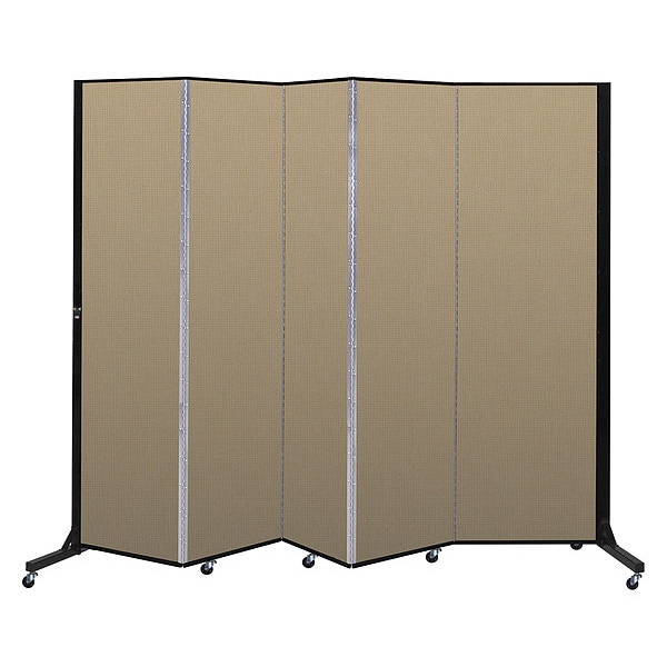 Light Duty Room Divider, 5 Panel, 6 ft. 5"