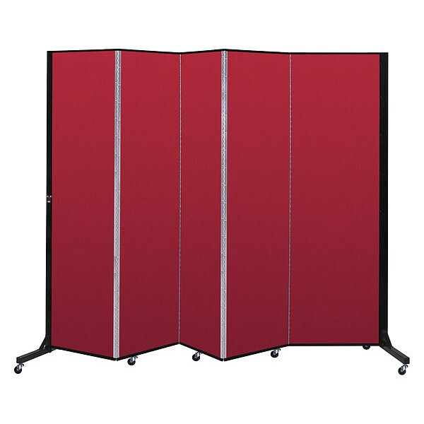 Light Duty Room Divider, 5 Panel, 6 ft. 5"