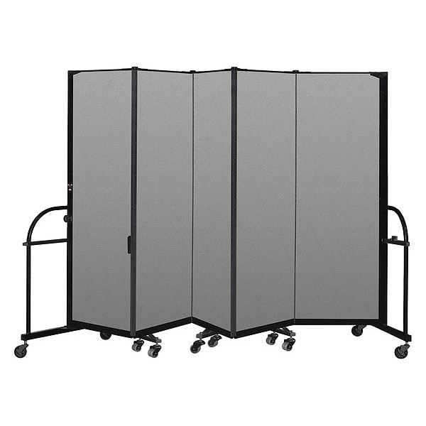 Heavy Duty Room Divider, 5 Panel, 6 ft. H