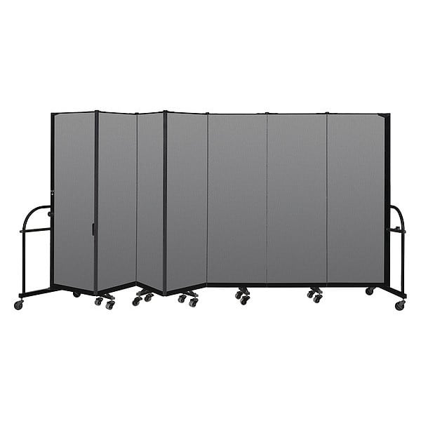 Heavy Duty Room Divider, 7 Panel, 6 ft. H