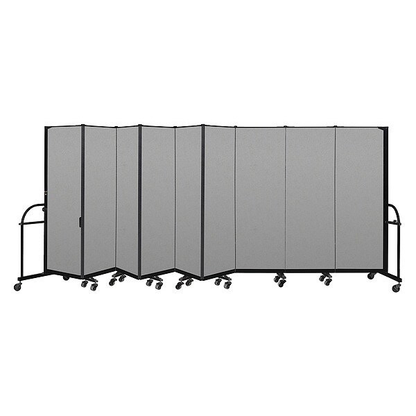 Heavy Duty Room Divider, 9 Panel, 6 ft. H