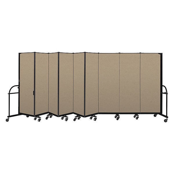 Heavy Duty Room Divider, 9 Panel, 6 ft. H