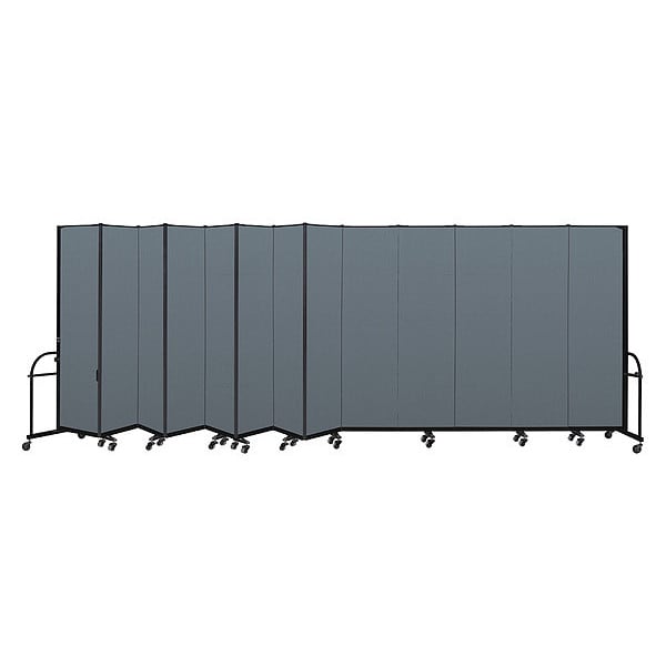 Heavy Duty Room Divider, 13 Panel, 7 ft. 4