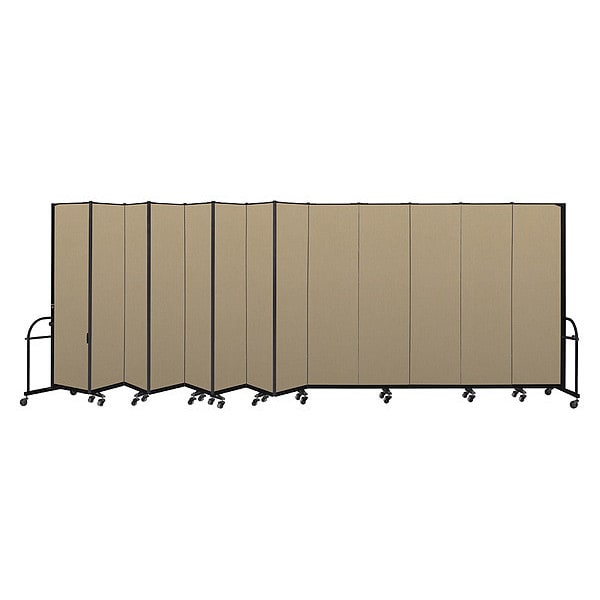 Heavy Duty Room Divider, 13 Panel, 7 ft. 4
