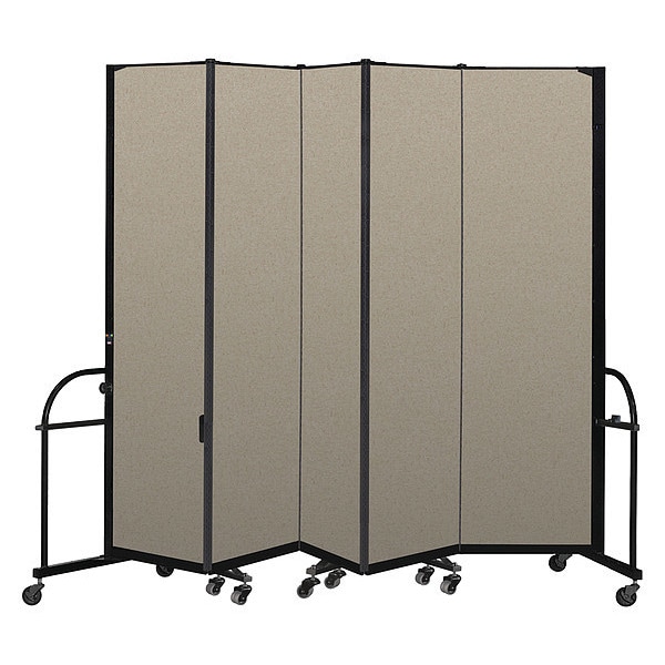 Heavy Duty Room Divider, 5 Panel, 7 ft. 4"