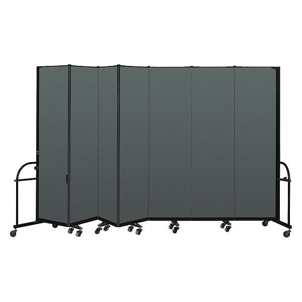 Heavy Duty Room Divider, 7 Panel, 7 ft. 4"