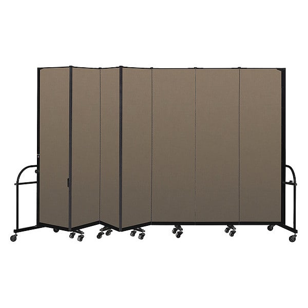 Heavy Duty Room Divider, 7 Panel, 7 ft. 4"