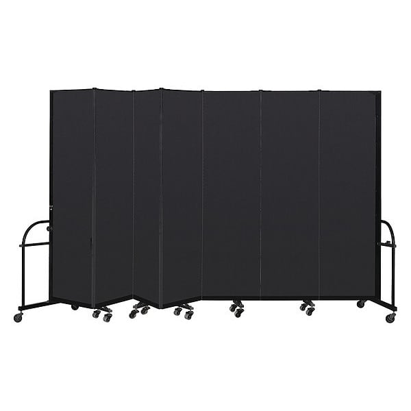 Heavy Duty Room Divider, 7 Panel, 7 ft. 4"