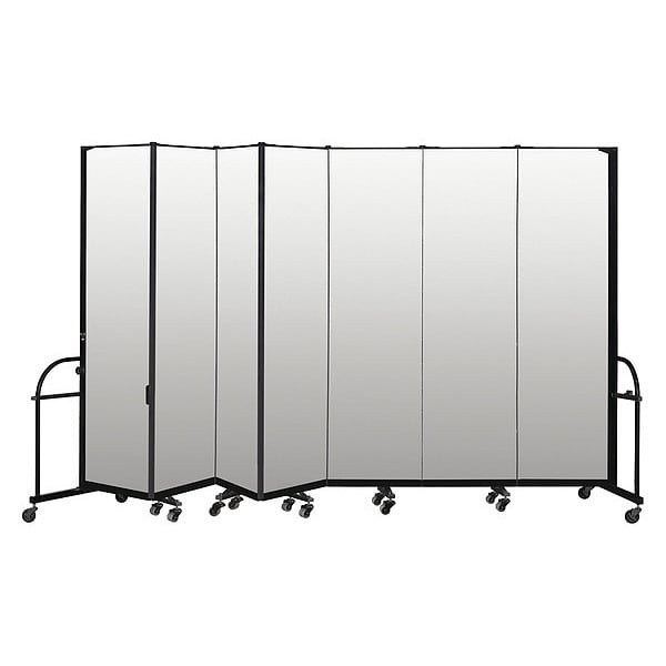 Heavy Duty Room Divider, 7 Panel, 7 ft. 4"